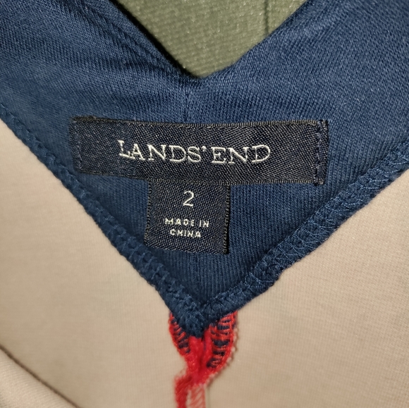 Lands End floral print sleeveless ponte dress - Picture 7 of 7